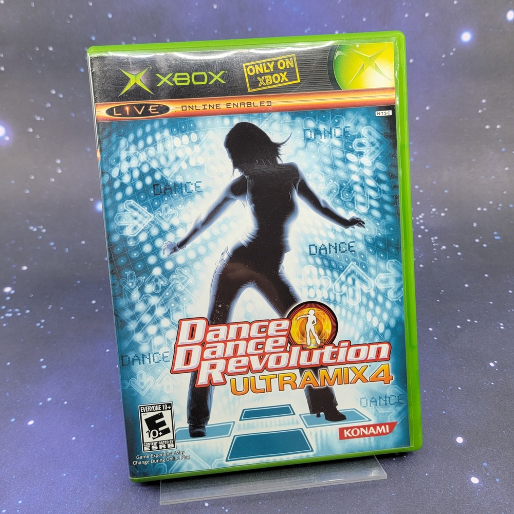 Dance Dance Revolution Ultramix 4 Microsoft Xbox Konami Rhythm Game CIB